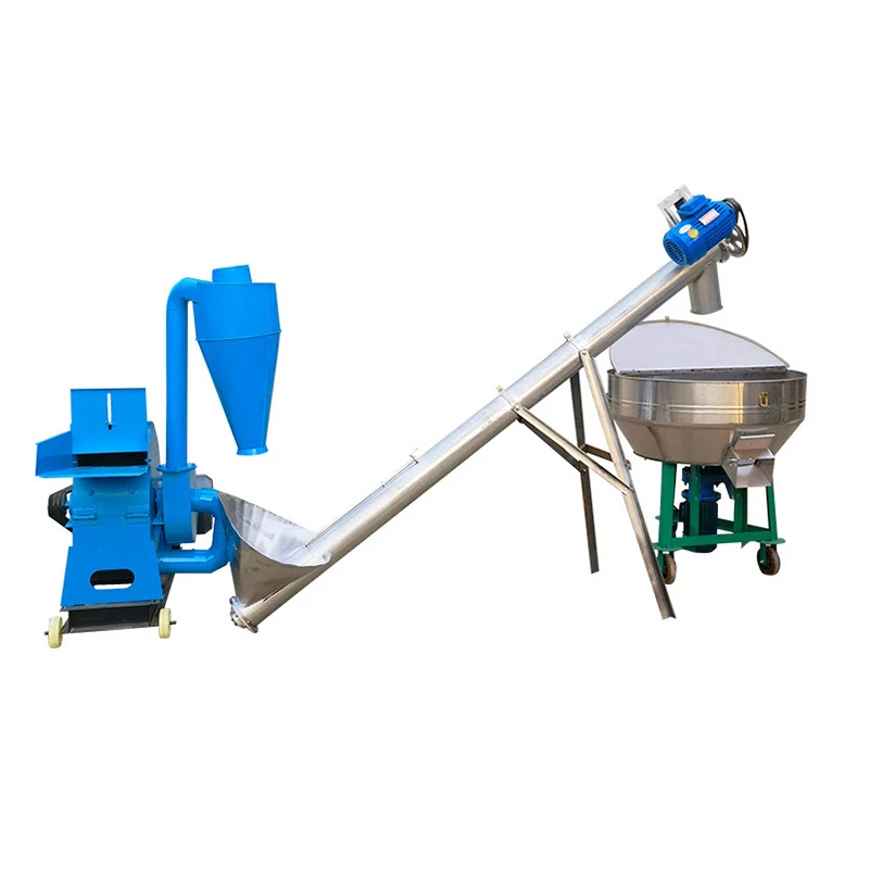مزرعة الماشية تغذية الدواجن خط إنتاج الحبيبات آلات تغذية آلة آلة قطع القشر للحيوانات #3
