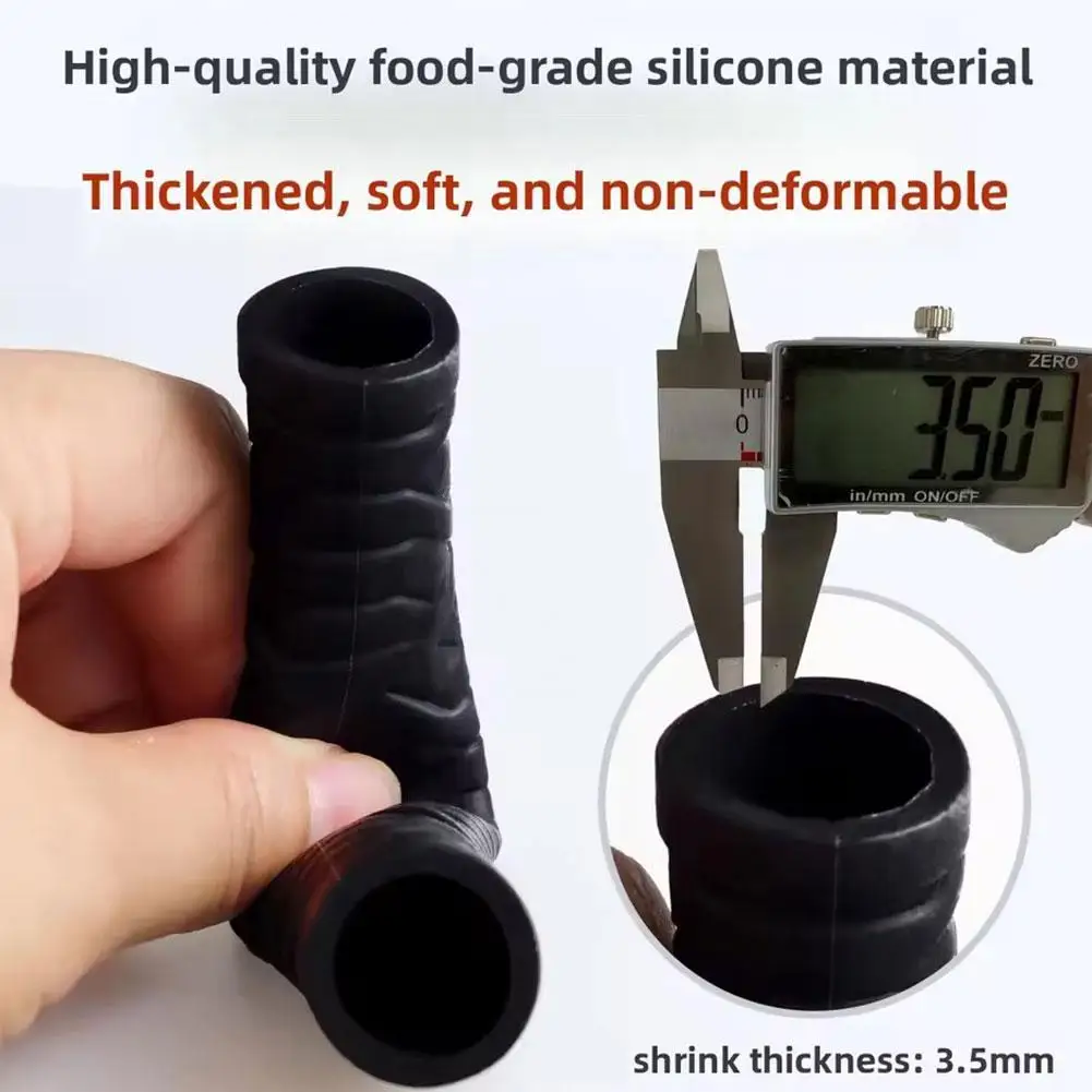 

Motorcycle Silicone Handlebar Cover Universal Self Anti Non-Slip Grip Sleeve Vibration Protector Covers Shrinking P5W8