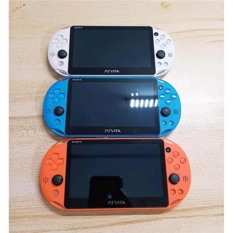 Refurbished PS VITA 2000 Handheld Game Console PSVita 2000 / PSV2000 / PSV 2000 Unlocked PKGj Store and Adrenaline PSVita Slim