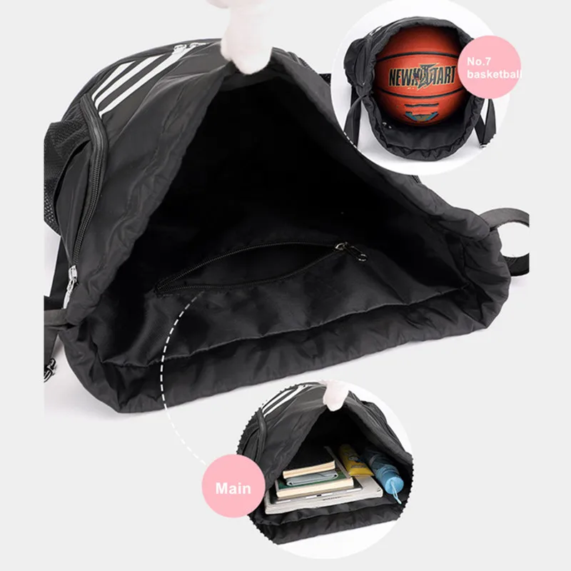 Koleksi AliExpress Tas ransel olahraga basket bepergian luar ruangan kedap air berenang kebugaran tas olahraga kantong basket mendaki ransel memanjat