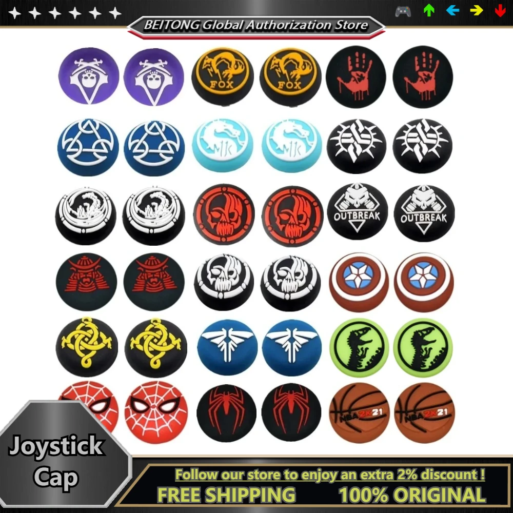 

Silicone Joystick Thumb Grip Cap For PS5 Xbox BEITONG Flydigi Gamesir Controller Anti Slip Gamepad Joystick Grip Cover