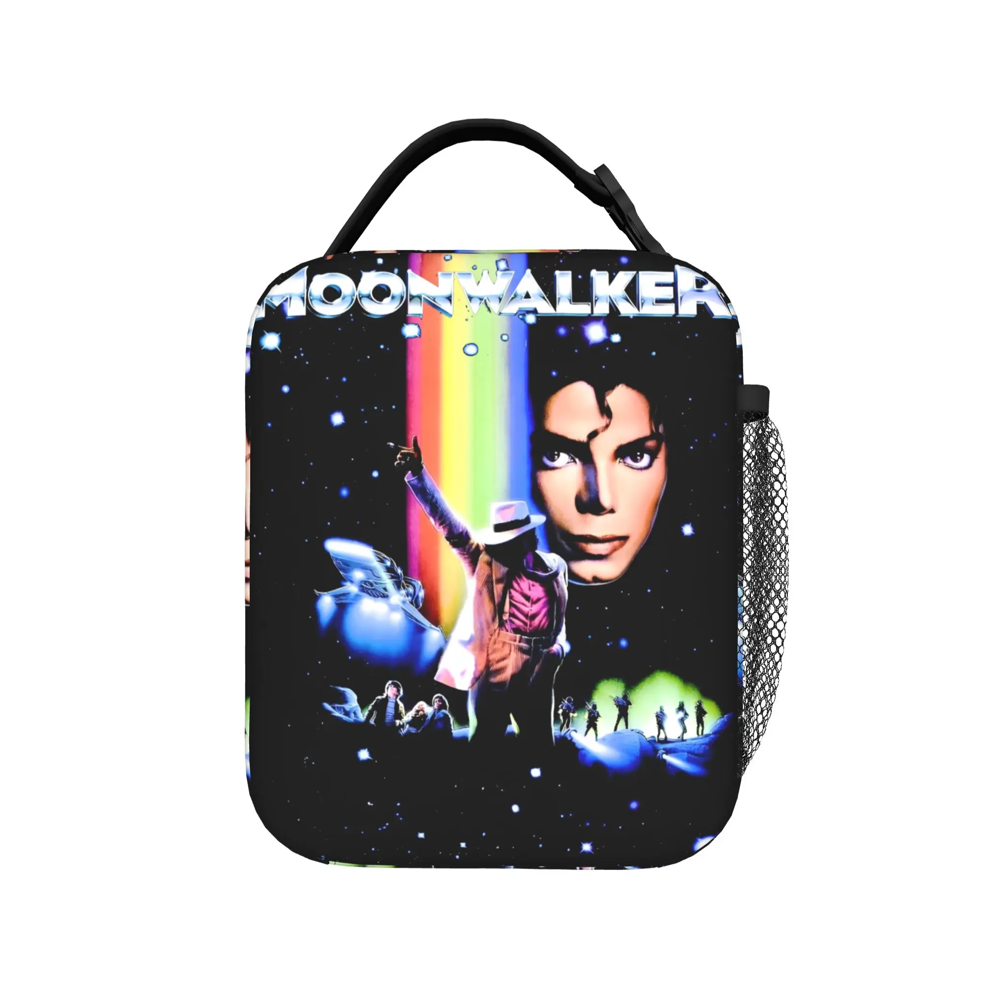 MJ king of pop Insulated Lunch Bags Portable Meal Container Cooler Bag Tote Lunch Box College  Picnic Food Bag