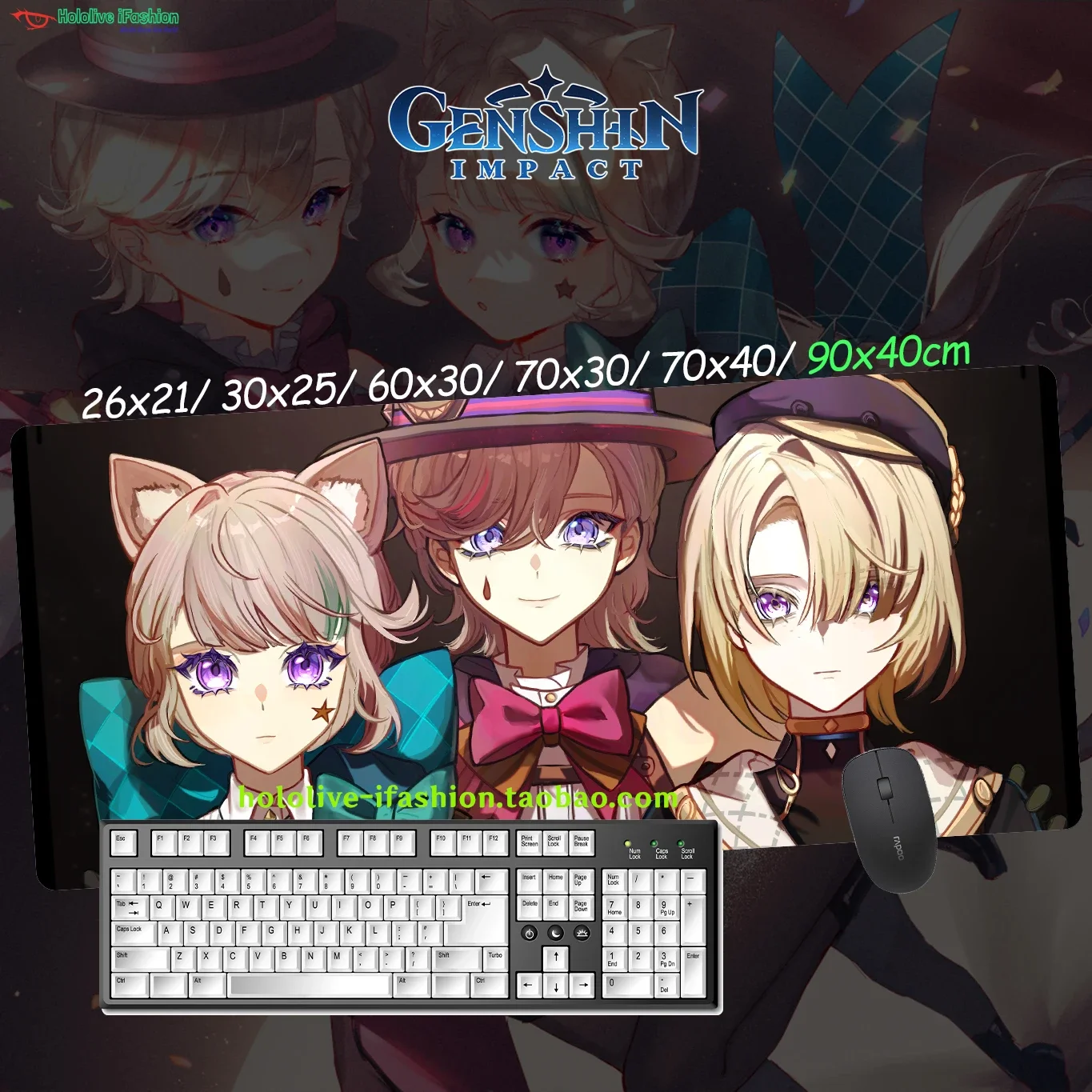 

Коврик для мыши Lynette, игровой коврик Genshin Impact, коврик для клавиатуры, коврик для мыши, настольный коврик, аксессуар, игровой офисный компьютер, подарок для работы, Прямая поставка