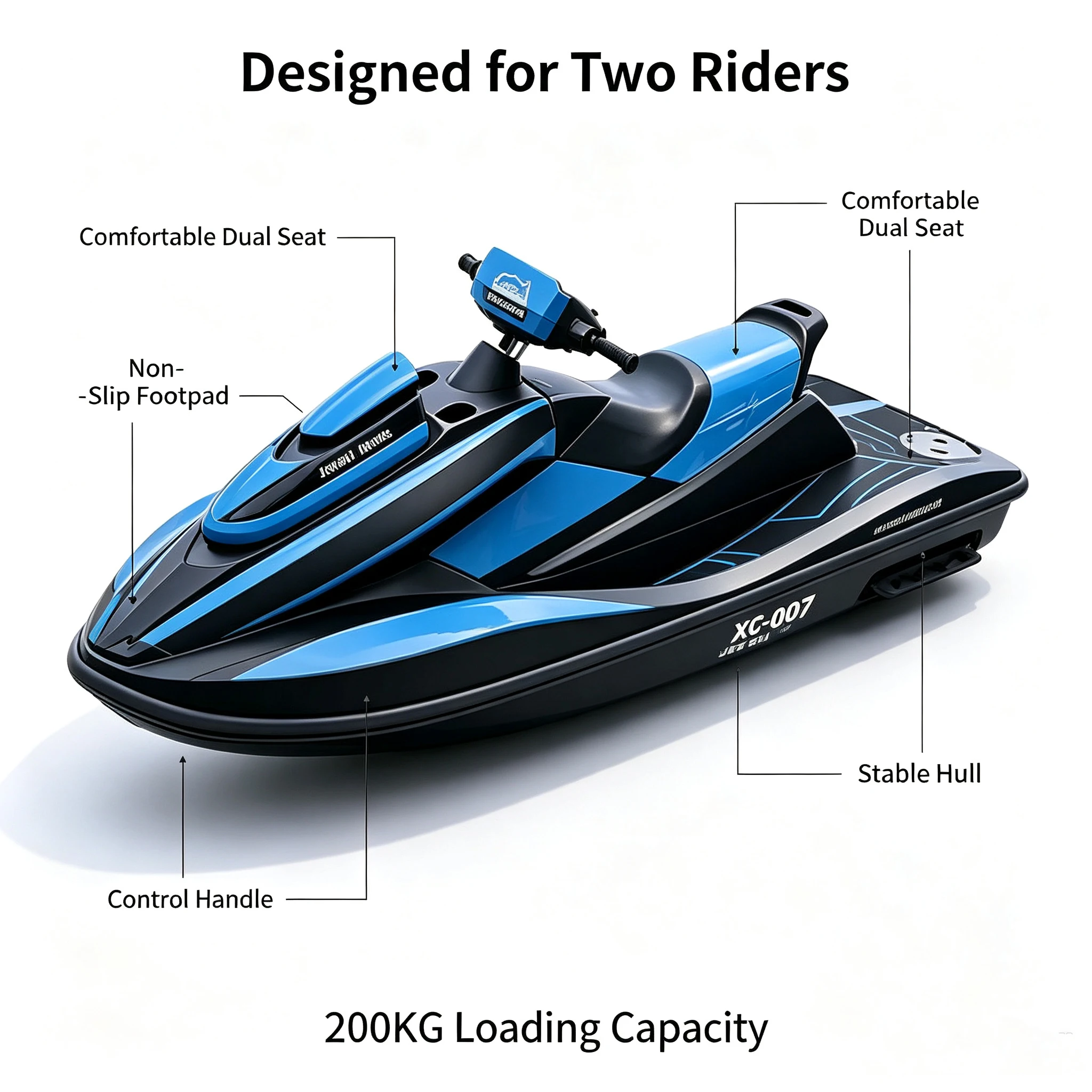 Premium Electric Water Scooter Jet Boat Complete Accessories Yacht Club High End Member Entertainment