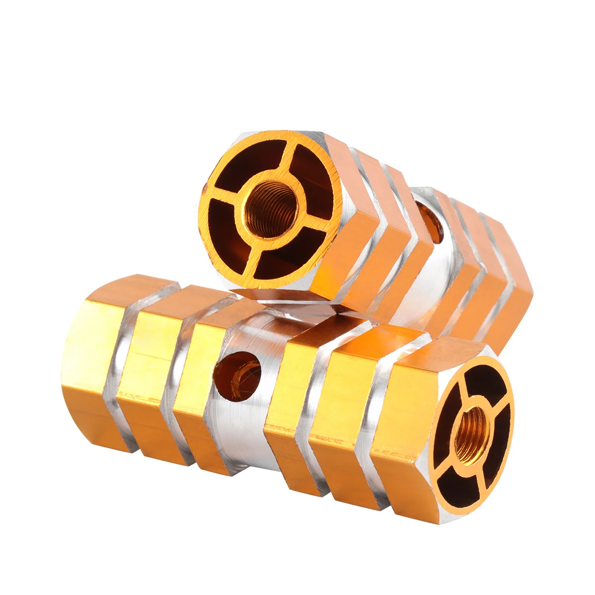 1Pair Aluminum Alloy Bike Pedal Peg Sturdy Seat Axle Cylinder Bike Accessory Footpeg Repair Tool