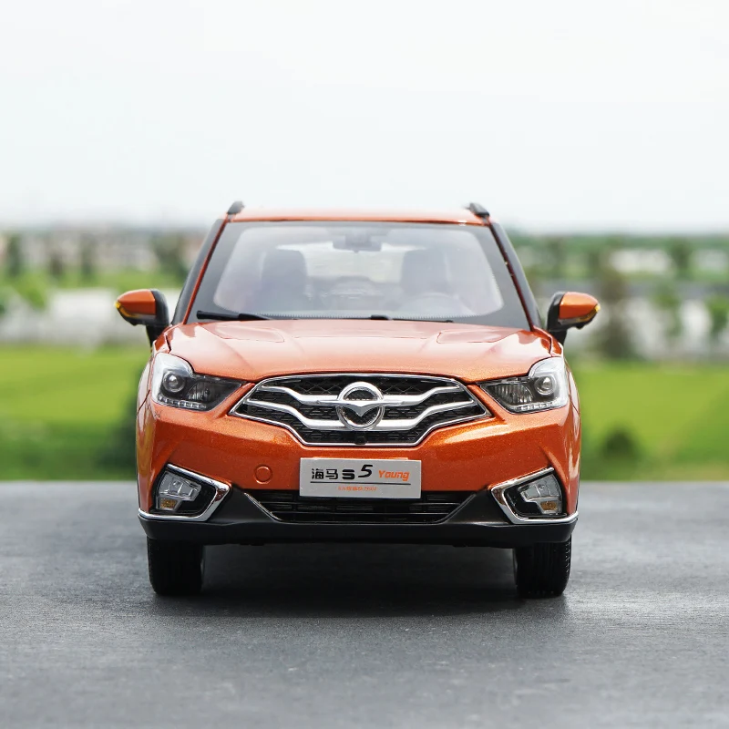 

1:18 оригинальная модель автомобиля Hainan Mazda, Haima S5 Young, модель автомобиля из сплава, имитация модели автомобиля