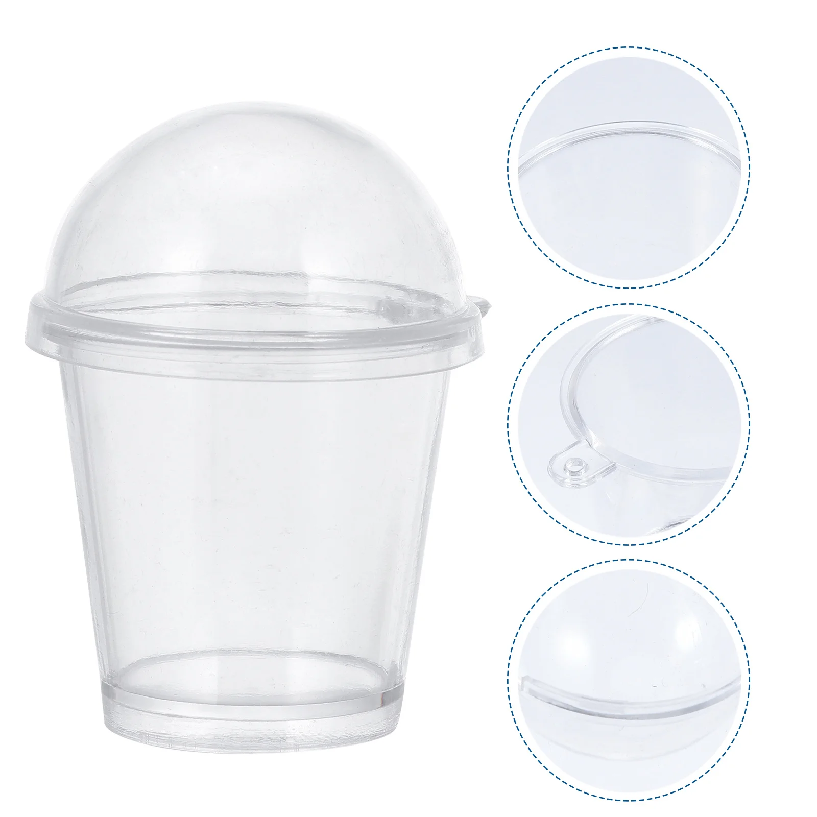 20 個ムースカップ子供用食品アクセサリーミニドリンクボトル軽量シミュレーションプラスチックカップ装飾ドールハウスミニチュアおもちゃ