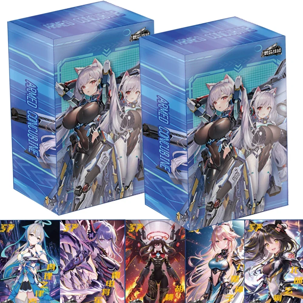 Original Goddess Story Collection Card Mechanical Cyber Style Anime Game Character Card Kids Table Toy For Family Birthday Gift