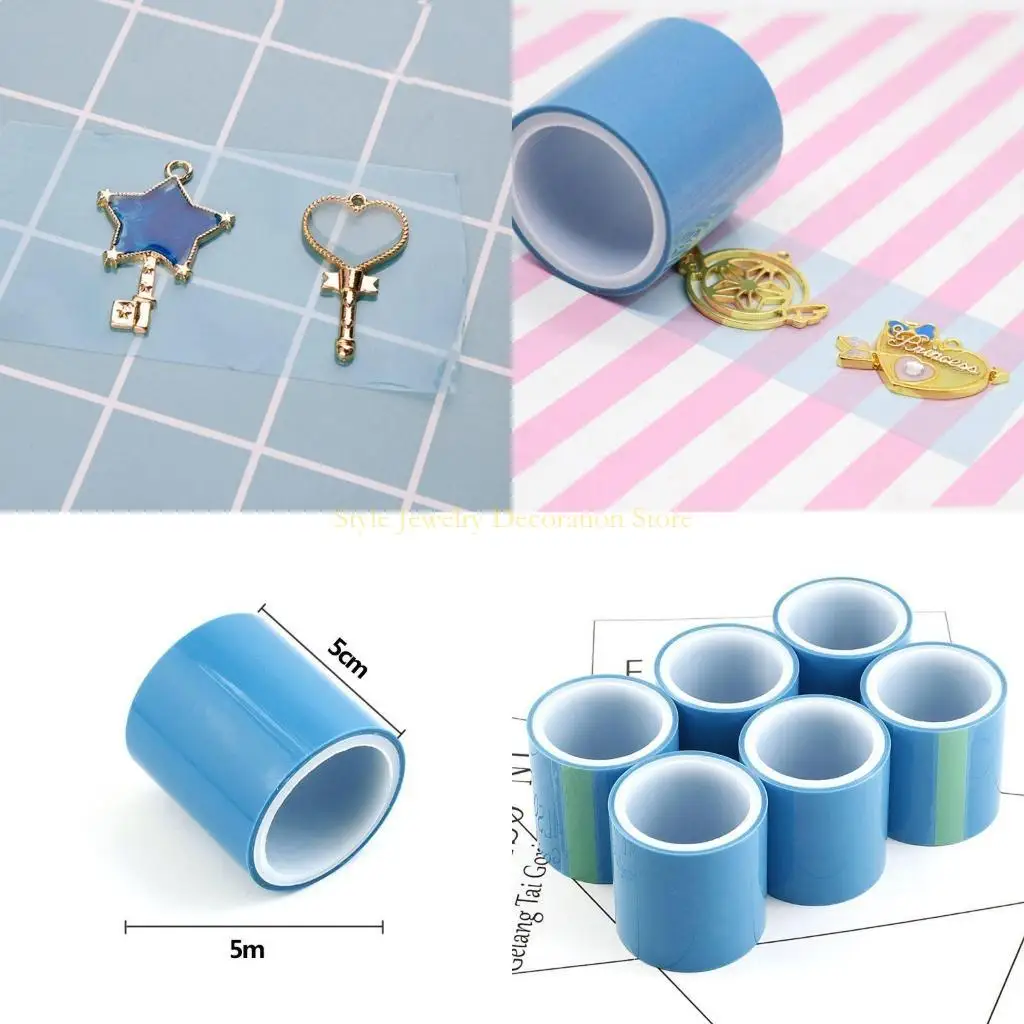 

D46E 5m Resin Tapes Traceless Jewelry Seamless Sticky Tape for Epoxy Resin Molding