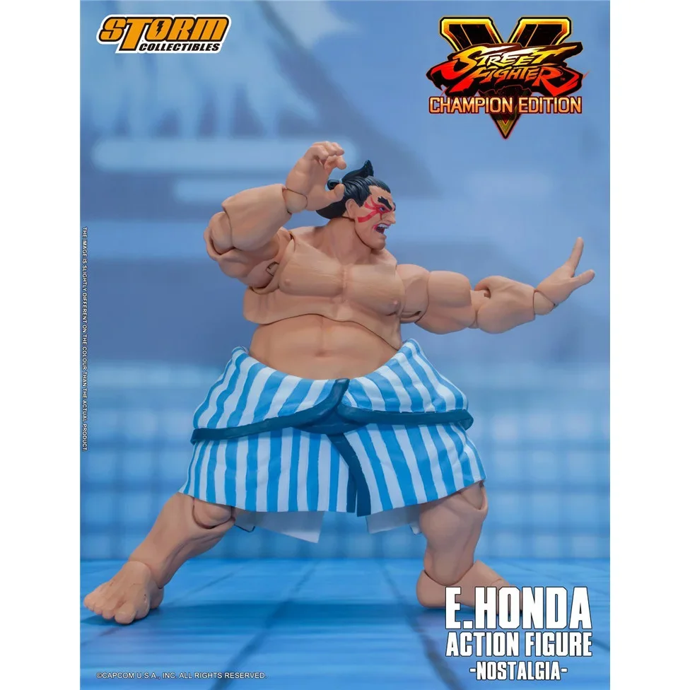 W magazynie 100% oryginalne zabawki Storm E Honda Street Fighter 1/12 z postacią z gry Model ruchoma lalka kolekcja sztuki