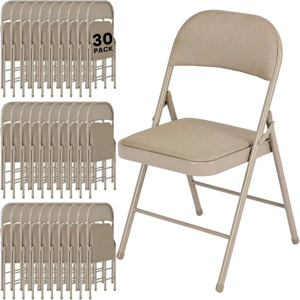 30-Piece Fabric Dining Chairs Set with Cushions, Suitable for Indoor/Outdoor Use, Perfect for Home, Office, Parties, and Wedding