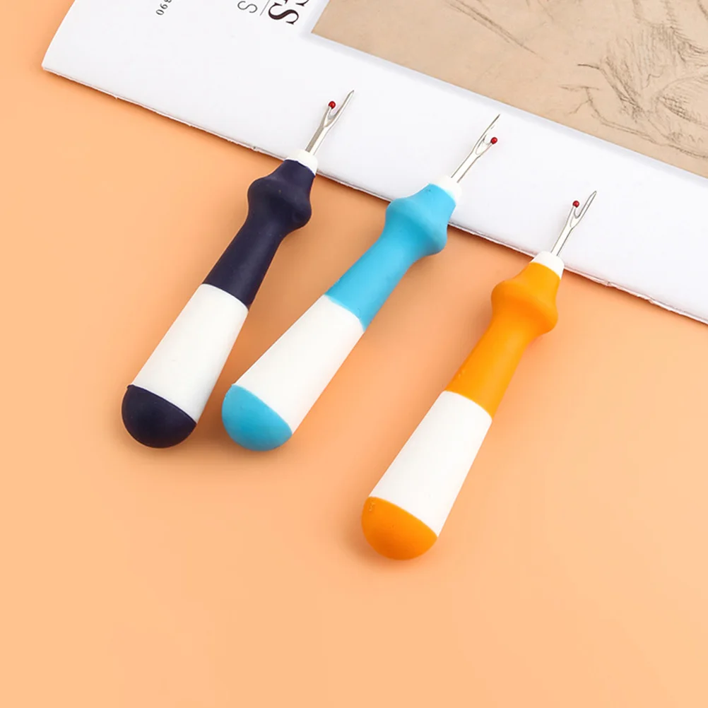 

4Pcs Compact Seam Set Heavy Duty Stainless Steel Thread Rippers for Sewing Quick Unpicking Smooth Edge Safe to Use Sewing