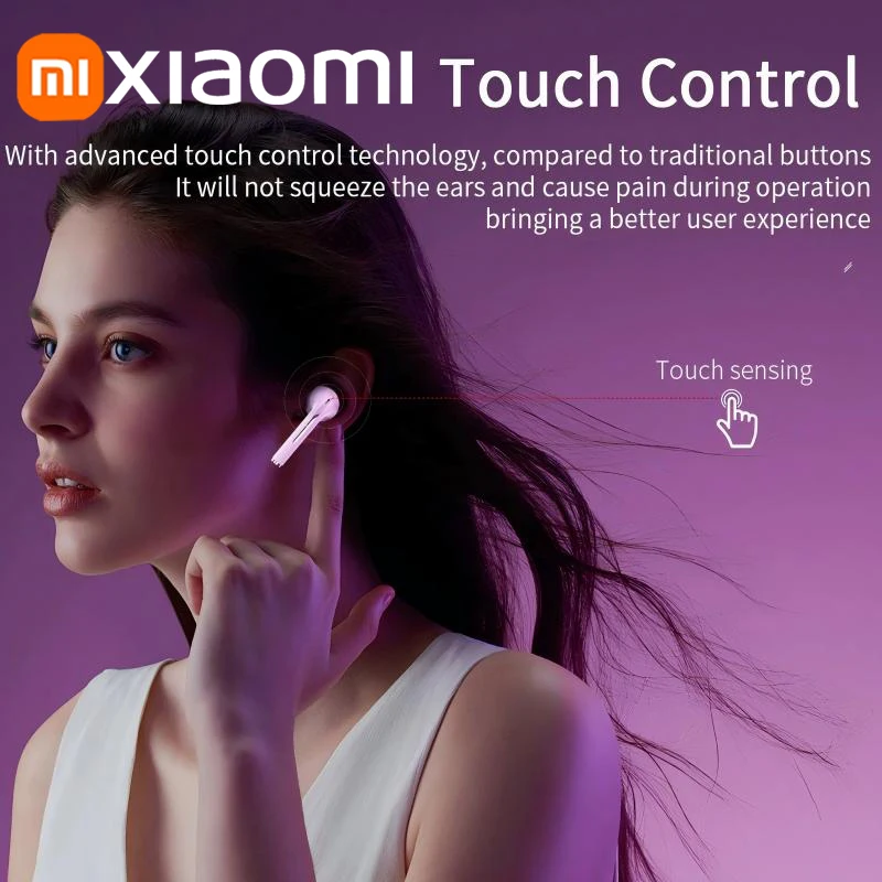 Xiaomi J18 True Headset Wireless Earphones Bluetooth Headphones True Stereo Sport Game TWS Earbuds In Ear With Mic Touch NEW