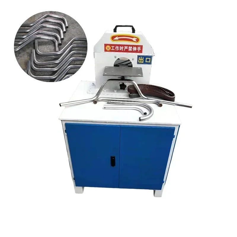 Round Pipe Polishing Descaling Machine Handrail Refurbishing Bend Pipe Polishing Machine