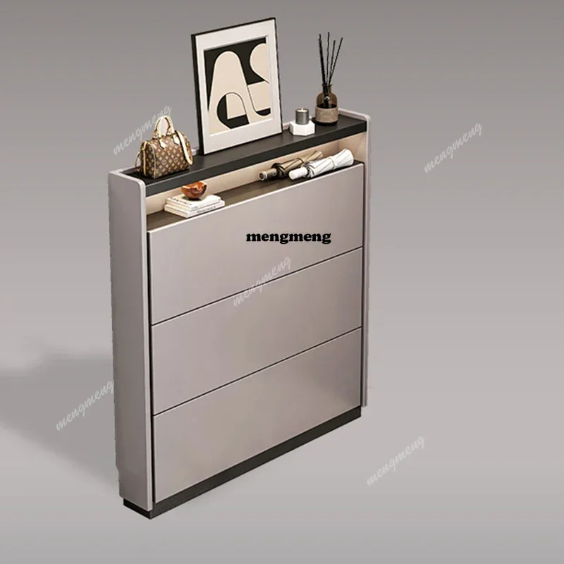 Organizer Mobile Shoe Cabinet Space Saving Hidden Bedroom Designer Shoe Shelf Slippers Vertical Box Archivadores Salon Furniture
