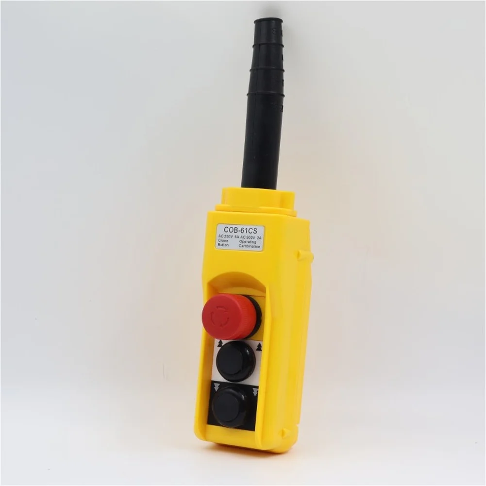 COB-61CS Waterproof Push Button Switch for Crane Control Handle Self Locking and Resetting 250V 500V IP Protection