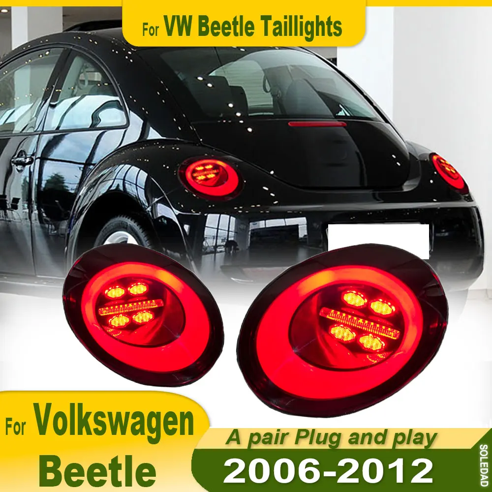 Car Tail Lamp for VW Beetle LED Tail Light 2006 2007 2008 2009 2010 2011 2012 Beetle Rear Fog Brake Turn Signal Car Accessories