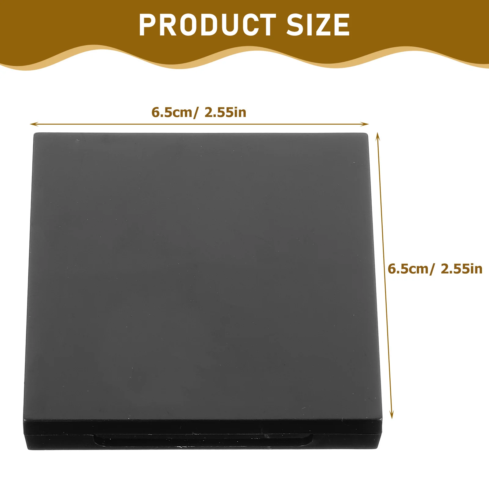 1 conjunto vazio caso sombra recarregável blush recipiente espelho compacto viagem organizador de maquiagem diy caixa de armazenamento para