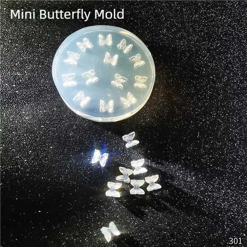 

DIY Handcraft Mini Butterfly Mold Epoxy Resin Mold Food Play Miniature Pinching Mould Epoxy Resin Mold UV Resin Moldse