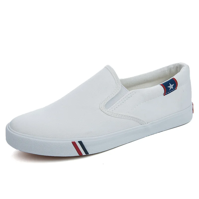 YWEEN-Chaussures Canize respirantes pour hommes, baskets simples blanches, chaussures à enfiler, plate-forme de loisirs, étudiants, mode, nouveau