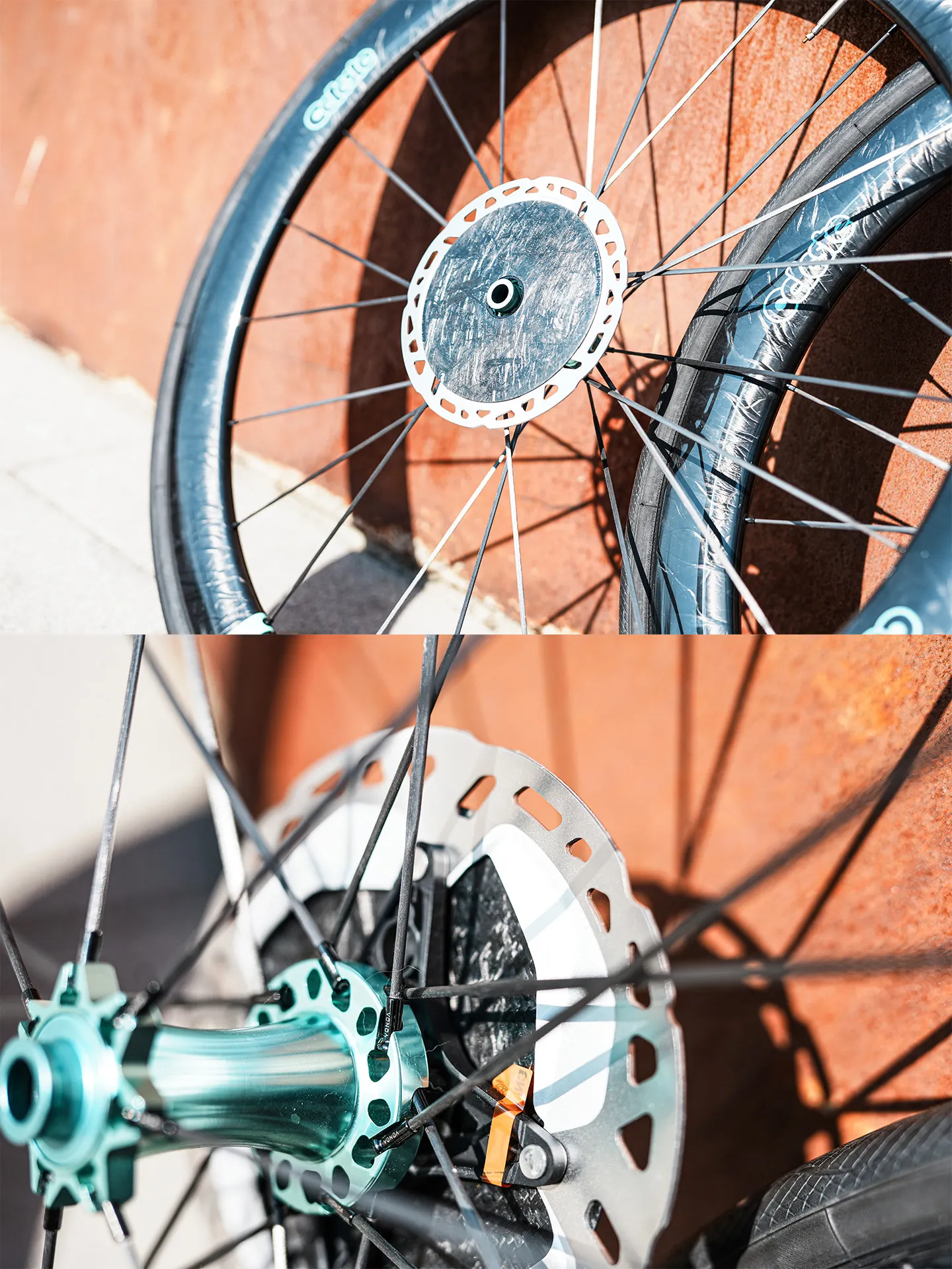 Chaser Rennrad Aero Scheibenbremse Center Lock Disc Carbonfaser Aerodynamische Verriegelungsabdeckung für Shimano MT800/CL900 – Detail 15