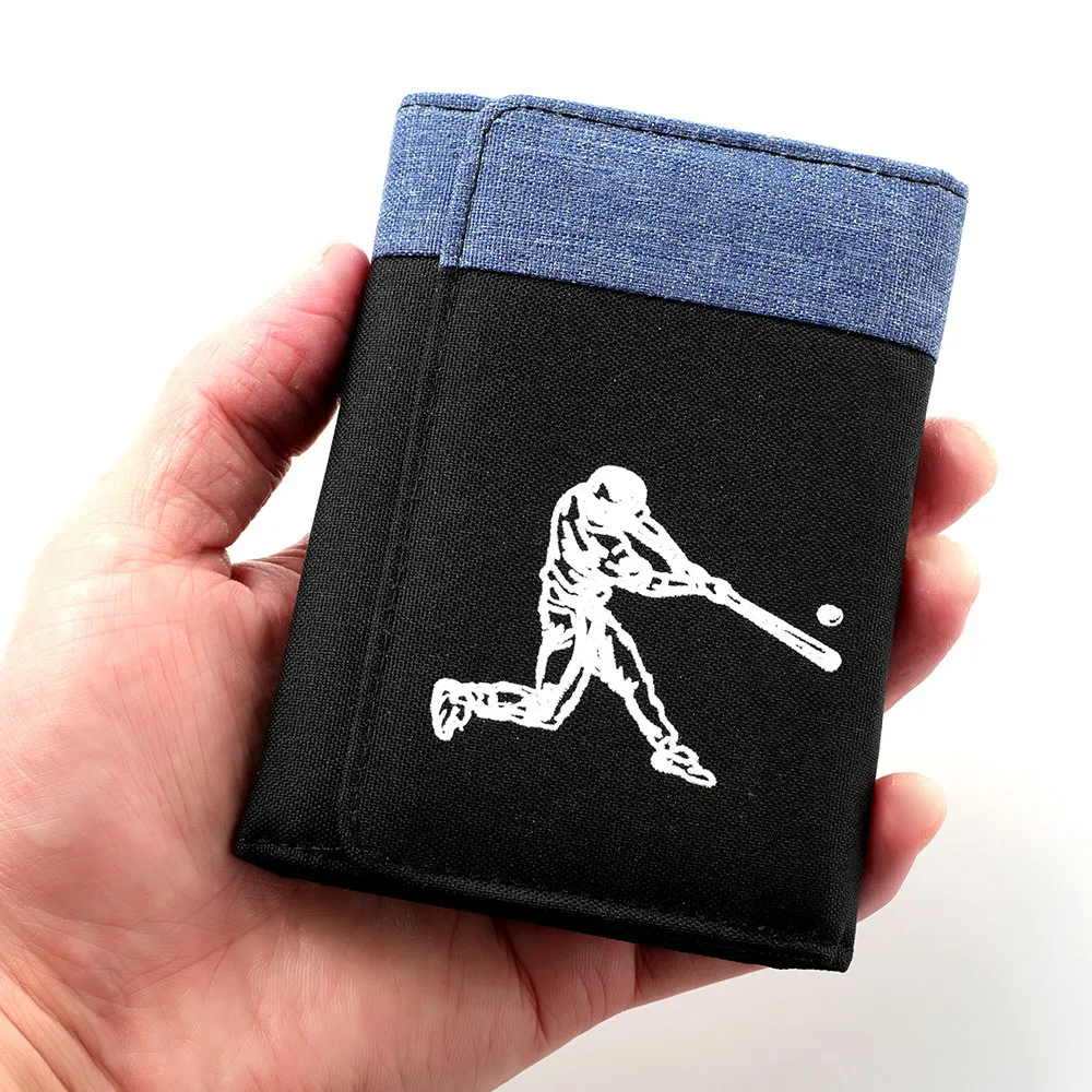 

Canvas Wallet Men's Folding Card Bag with Multiple Card Positions Small and Stylish Short Style Wallet Women's High end Feeling