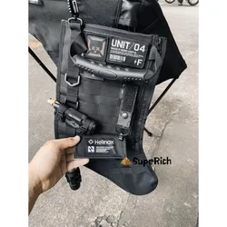 Nbhd tactical Christmas socks bag backpack pendant diy hook and loop clutch bag tactical bag storage bag