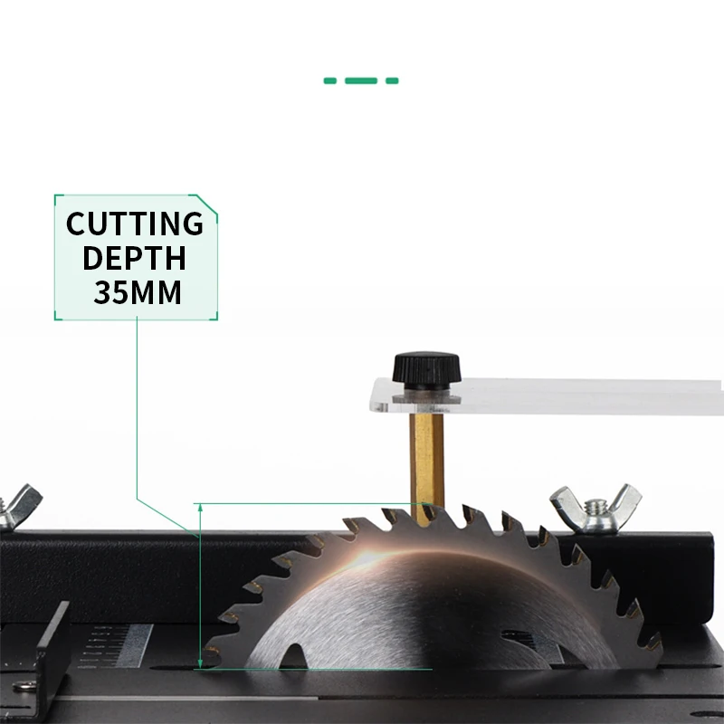 Micro Precision Table Saw Mini Chainsaw Small Home Table Saw Portable Woodworking Push Table Saw Multifunctional Cutting Machine