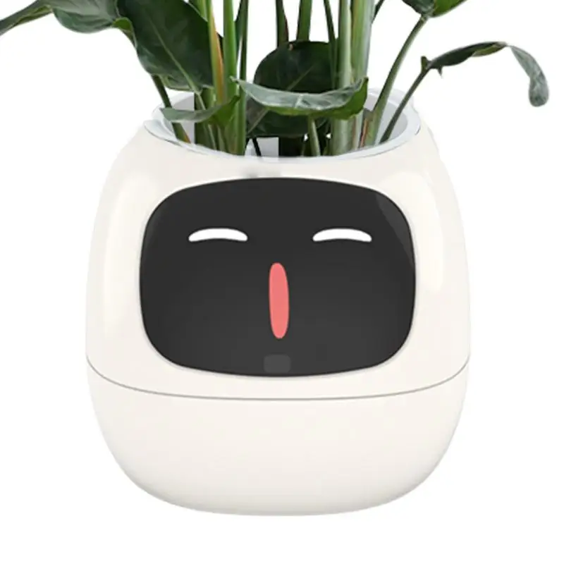 Smart Plant Pot For Small Flower Pot Ivy Desktop Green Plant Vase For Indoor Decoration Make Raising Plants Easy Fun Plant Robot