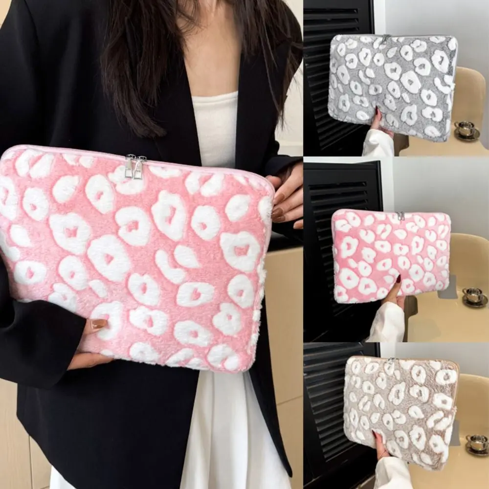 Neue Weiche Plüsch-Laptoptasche Stoßfeste Leichte Laptop-Hülle Schützende Tablet-Tasche für Reisen