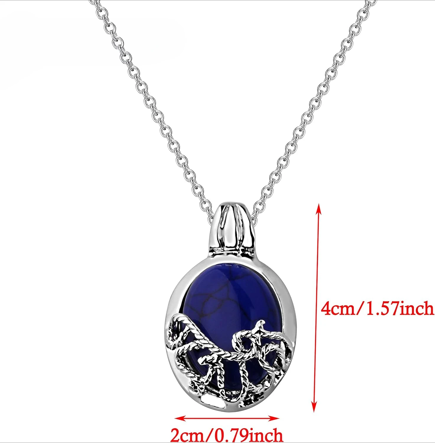 Vampire Verbena Charm Necklace Vampire Fan Gift Halloween Jewelry, Jewelry Pendant Necklace