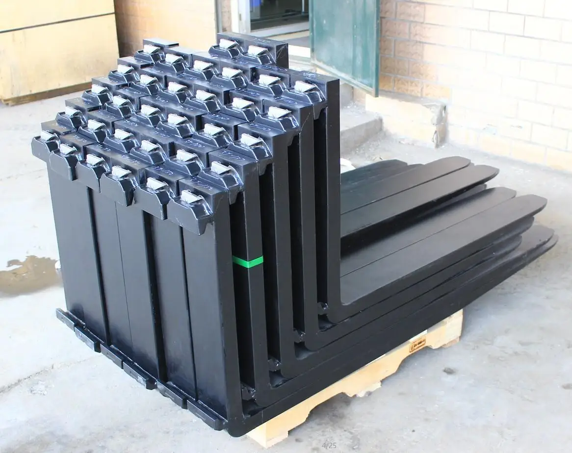 Garfos de empilhadeira ajustáveis, comprimento ajustável, altura diferente precisa, melhoria da flexibilidade