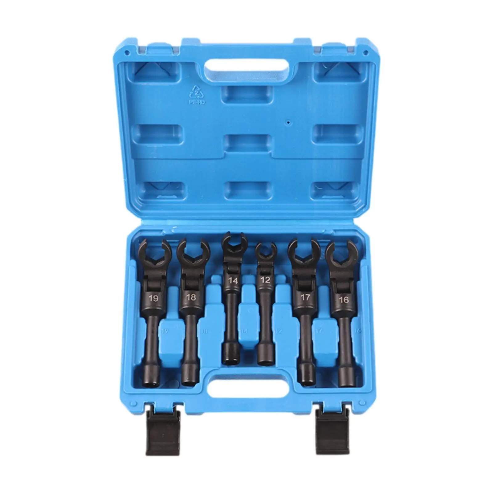 

6x Fuel Line Socket Wrench Set Garage Tools with Carrying Case Removal Tools