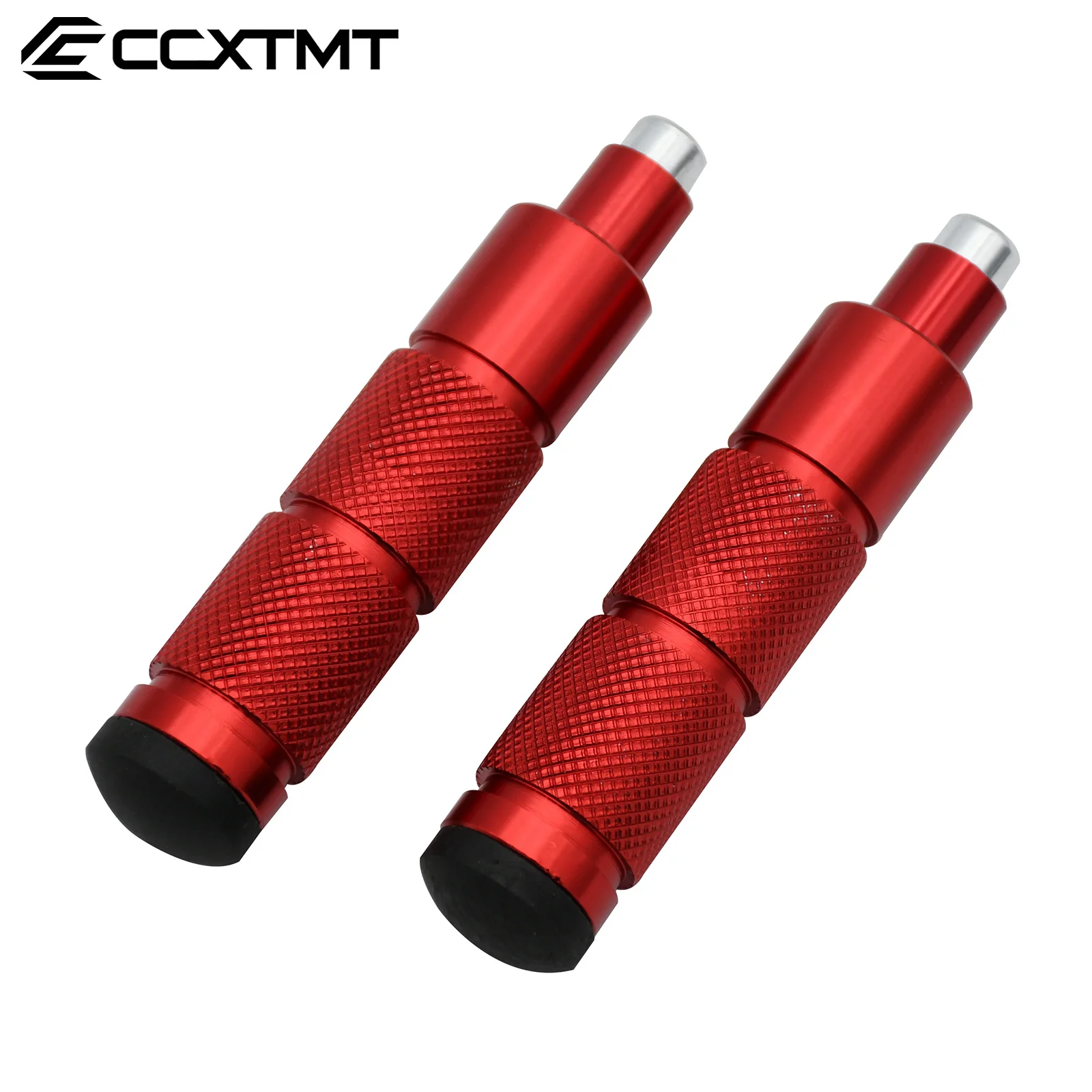 Universal CNC Aluminum M8 Motorcycle Bike ATV Scooter Dirt Bike Footrests Foot Pegs Pedals For Yamaha Honda Kawasaki KTM Suzuki