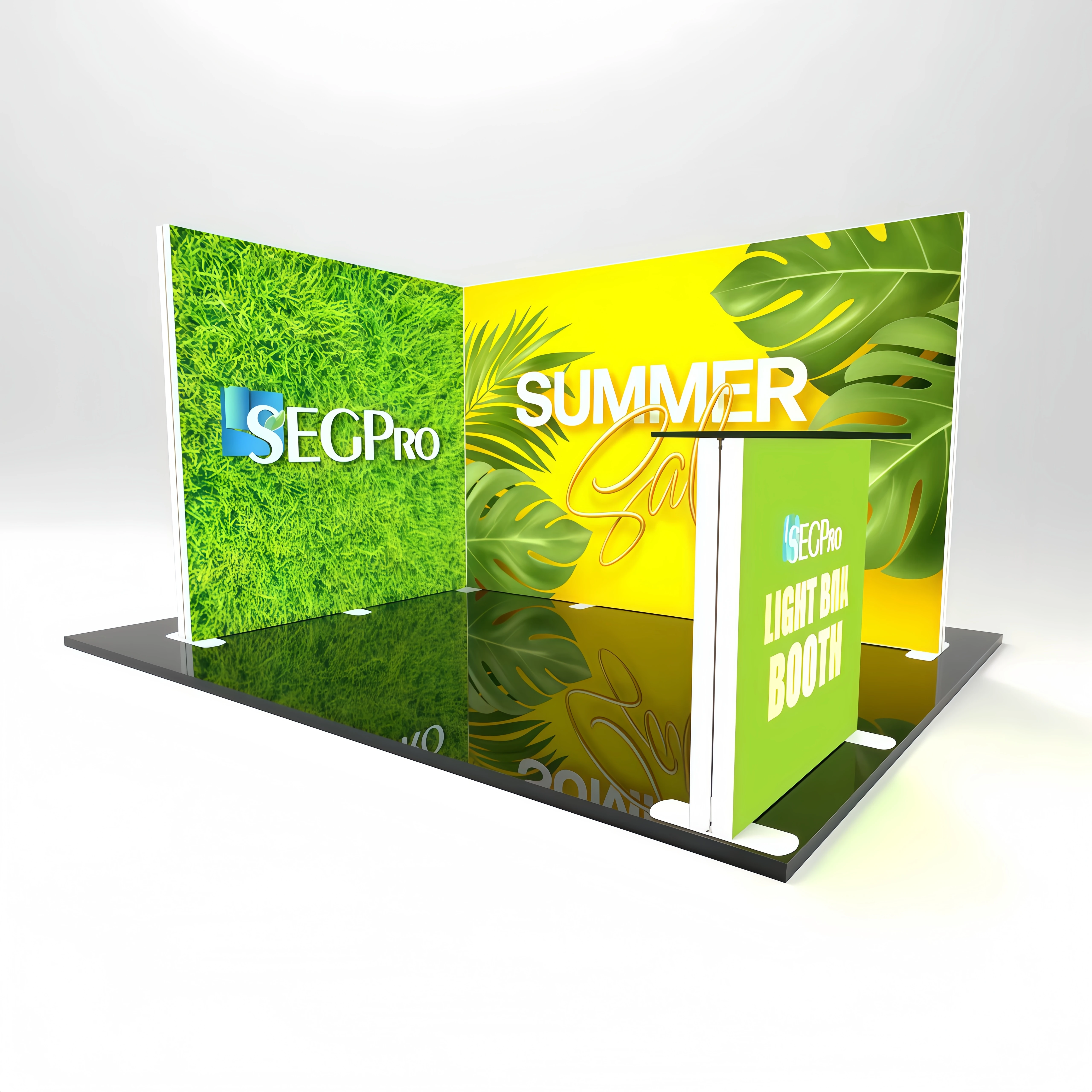 High Quality Quick Setup Portable Trade Show Equipment Display Light Box Trade Show Display Booth Exhibition Booth Stand Table