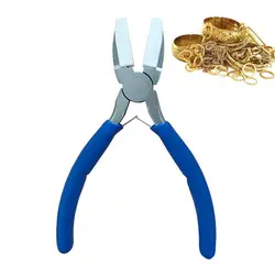 Nylon Jaw Pliers Carbon Steel Craft Plat Nose Pliers DIY Tools For Beading Looping Shaping Wire Jewelry Making
