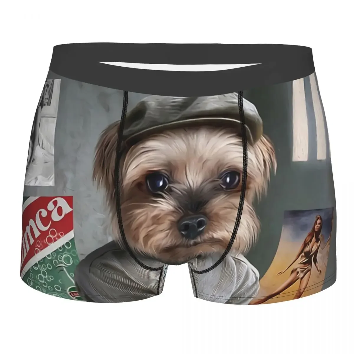 Limca Men Boxer Briefs Animal Highly Breathable Underwear High Quality Print Shorts Birthday Gifts