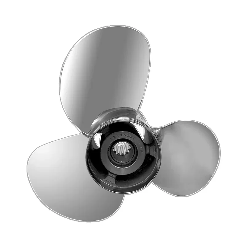 3 Blades Outboard Propeller 40HP 50HP 60HP 70HP 80HP 90HP 130HP 15 Tooth Spline Boat Propeller