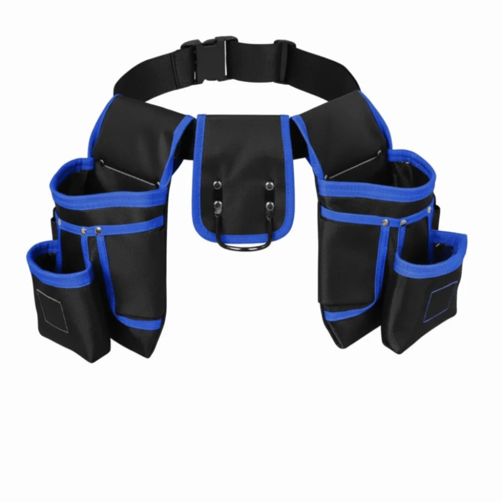 

26-Strap Design Magnetic Tool Belt Sturdy Construction Removable Pouch Detachable Waist Pouch Magnetic Tool Holder