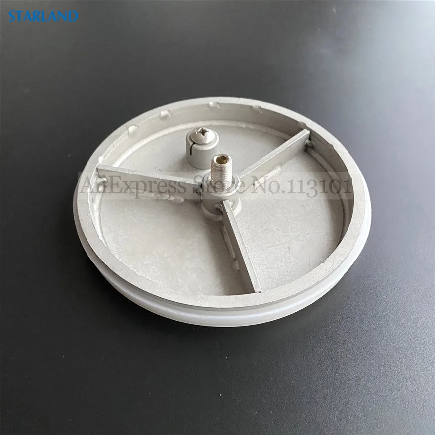 1 Stainless Steel Piston Pressure Dish Fitting New Part With Air Hole Screw For Sausage Stuffers SF Churros Machines