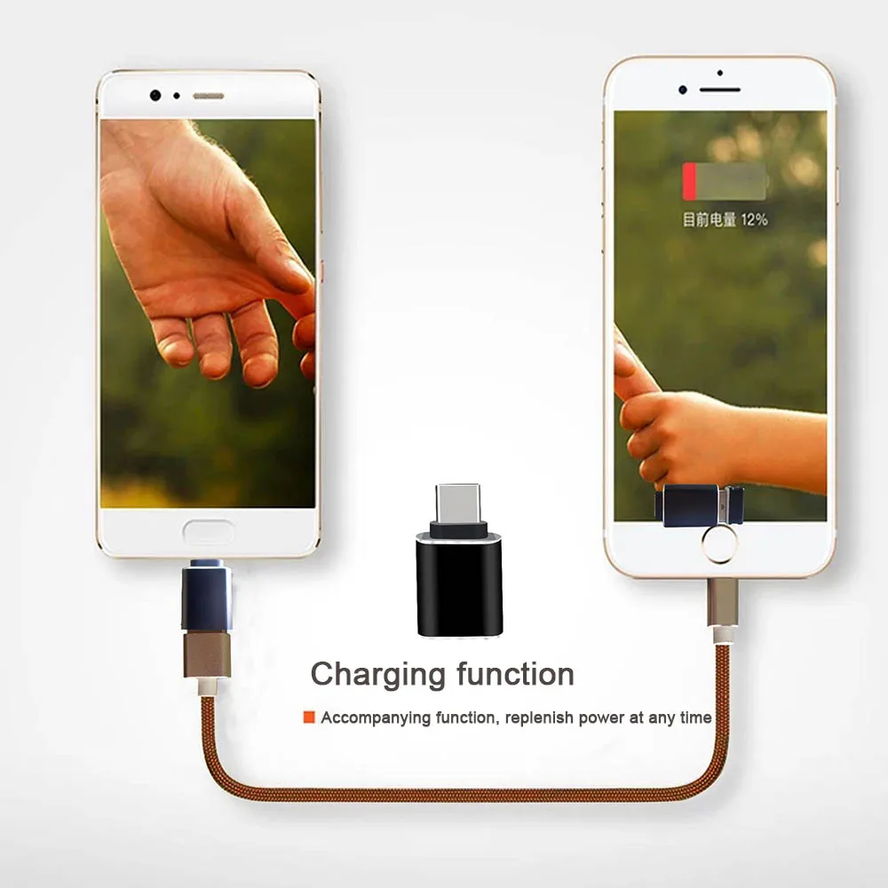 Адаптер OTG Type-c на Micro USB Type-C на Usb 3,0