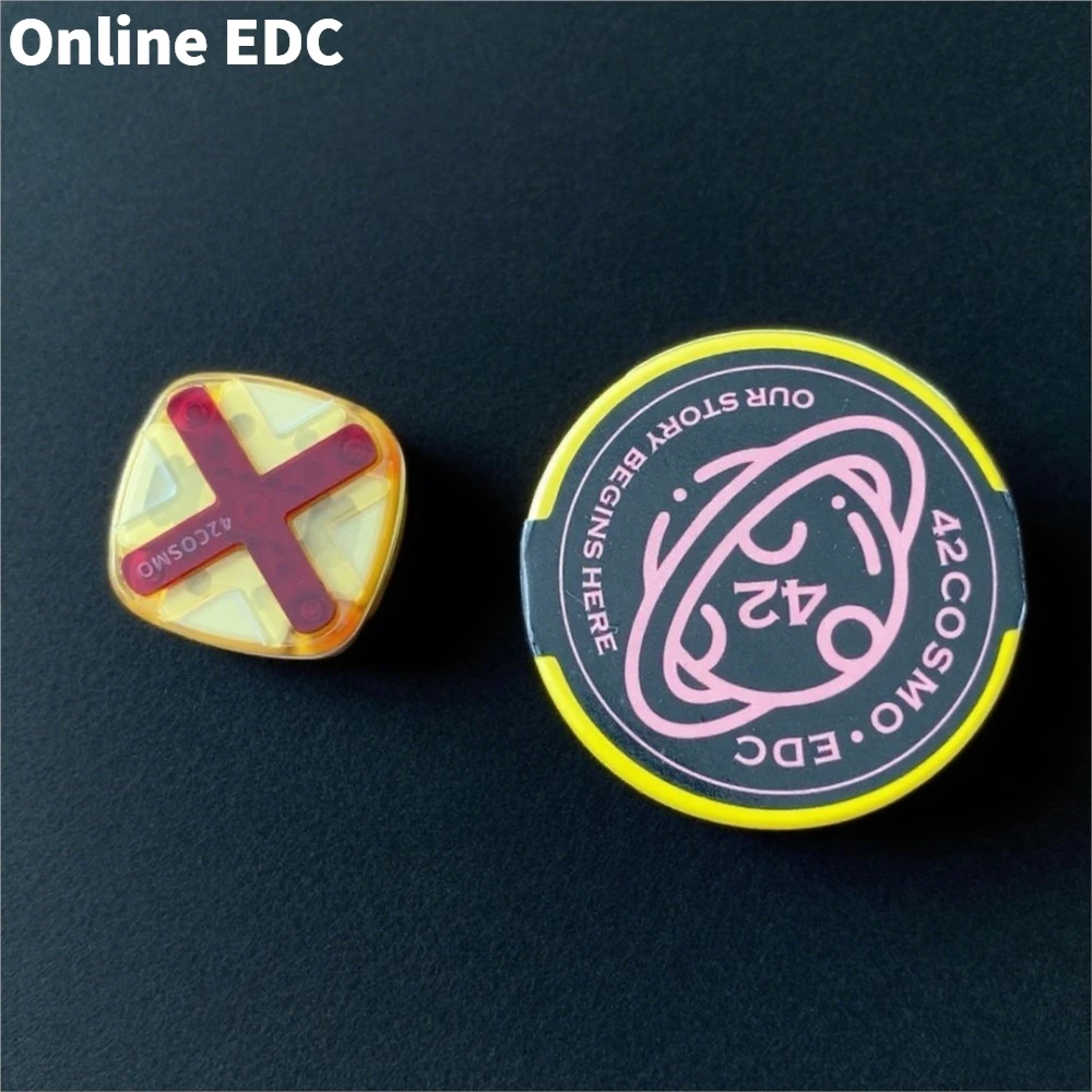 Brinquedos EDC usados 42.COSMO XX PEI Fidget Slider Gadgets de alívio de ansiedade Push Slider Acessórios de mesa de escritório