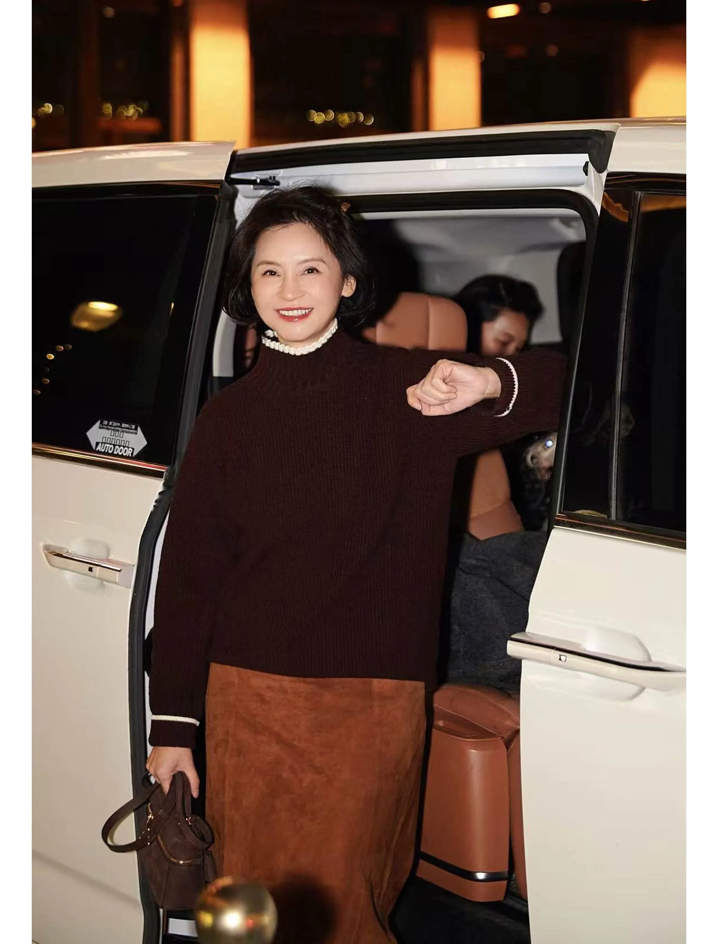 

РуйенКо. Вязаный шерстяной свитер I Am Capricorn Bla Label, теплый, повседневный, свободного кроя, с длинными рукавами, осенне-зимний топ