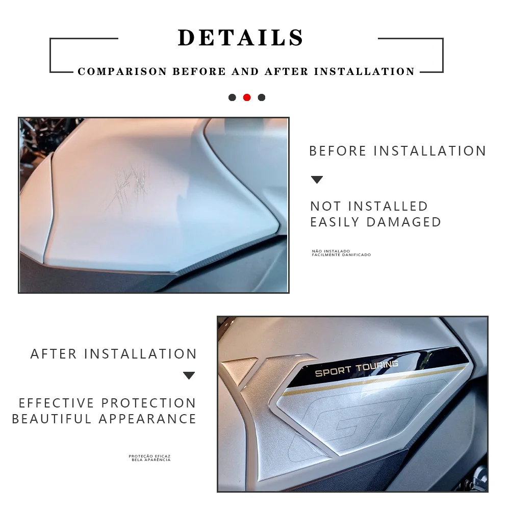 ل Tracer 9 GT خزان حامي الراسم 9 GT 2025 ملصقات دراجة نارية الملحقات خزان الوقود مقاوم للماء خدش ثلاثية الأبعاد الراتنج ملصقات