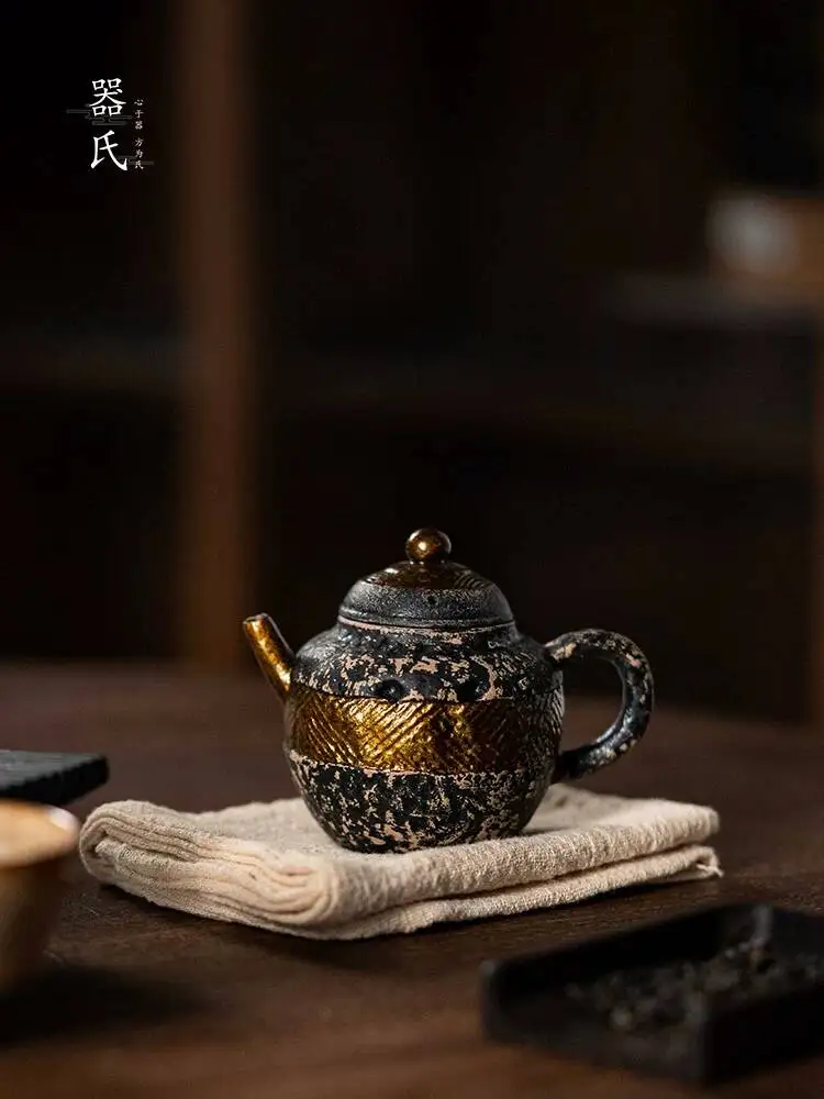 Qishi Jiuchen Tea Brewing Single Pot Home Use Special Teapot For Da Hong Pao Xiaoqinggan And Pu er