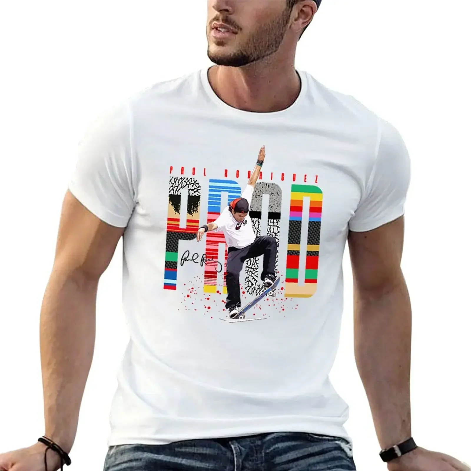 

Paul (P-Rod) Rodriguez T-Shirt Short sleeve tee for a boy anime t shirts sweat clothing for men