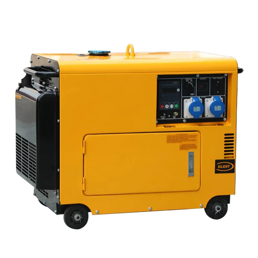 Ac 2 Phase Silent Generator 5kw 6kw 7kw 8kw 10kw portable