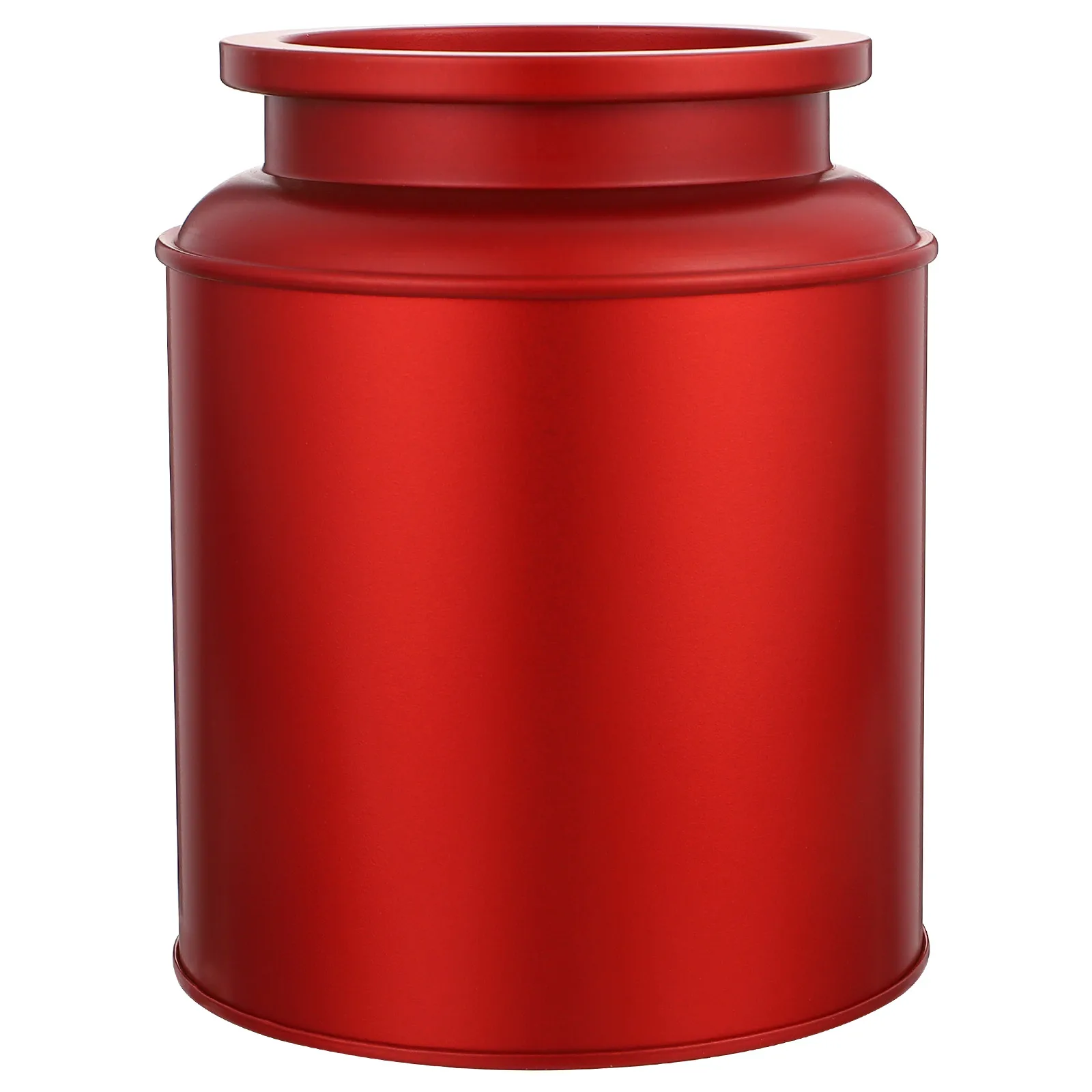 

Sturdy Tinplate Tea Canister Large Capacity Sealed Lid Storage Jar Multipurpose Tea Storage Container Dustproof