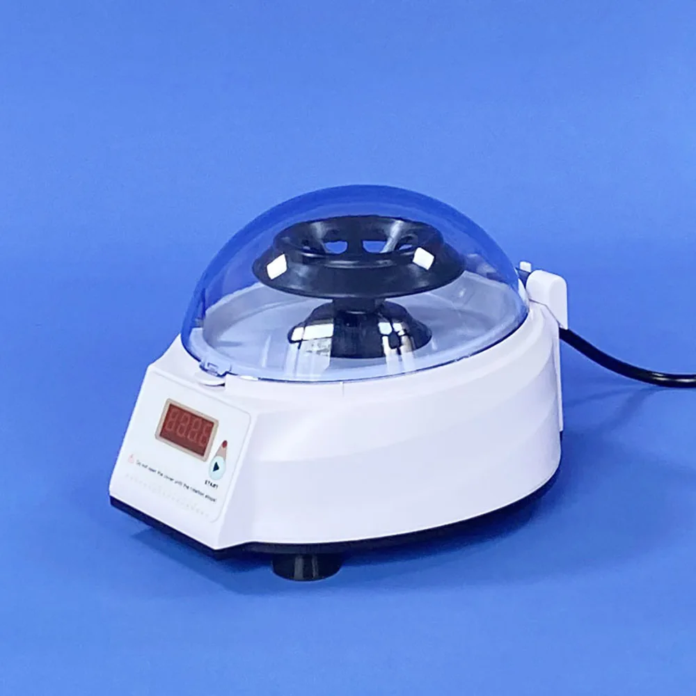 220V Serum Separator Blood Plasma Machine LXJ-4 Mini Centrifuge 4000-8000rpm Digital Lab Benchtop Centrifuge