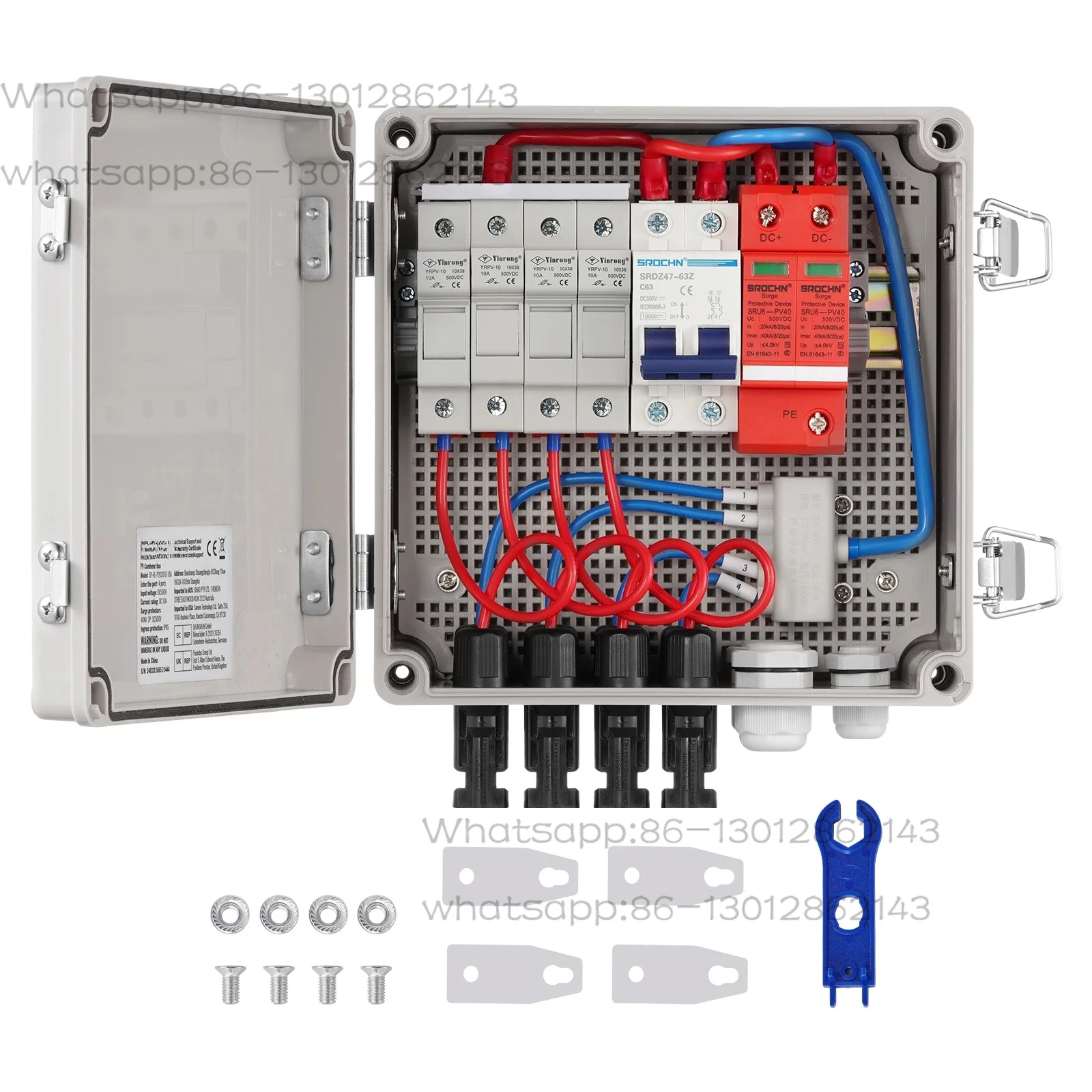 photovoltaic-combiner-box-4-strings-6-strings-solar-combiner-box-10a-15a-rated-current-fuse